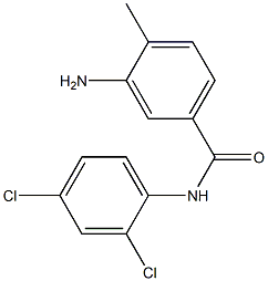 3-amino-N-(2,4-dichlorophenyl)-4-methylbenzamide,,结构式