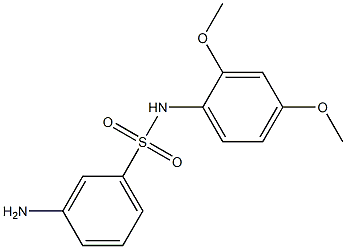 3-amino-N-(2,4-dimethoxyphenyl)benzene-1-sulfonamide Structure