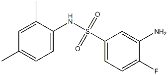 3-amino-N-(2,4-dimethylphenyl)-4-fluorobenzene-1-sulfonamide