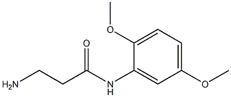  3-amino-N-(2,5-dimethoxyphenyl)propanamide