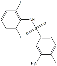  3-amino-N-(2,6-difluorophenyl)-4-methylbenzene-1-sulfonamide