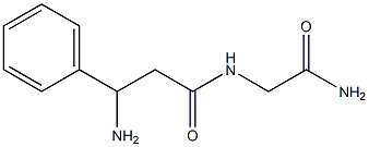 3-amino-N-(2-amino-2-oxoethyl)-3-phenylpropanamide