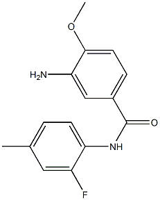 3-amino-N-(2-fluoro-4-methylphenyl)-4-methoxybenzamide