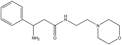 3-amino-N-(2-morpholin-4-ylethyl)-3-phenylpropanamide