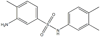 3-amino-N-(3,4-dimethylphenyl)-4-methylbenzene-1-sulfonamide Structure