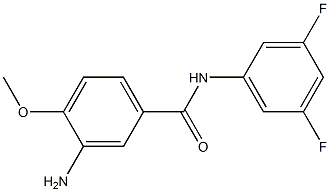 3-amino-N-(3,5-difluorophenyl)-4-methoxybenzamide Structure