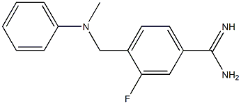  3-fluoro-4-{[methyl(phenyl)amino]methyl}benzenecarboximidamide