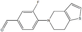  3-fluoro-4-{4H,5H,6H,7H-thieno[3,2-c]pyridin-5-yl}benzaldehyde