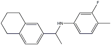 3-fluoro-4-methyl-N-[1-(5,6,7,8-tetrahydronaphthalen-2-yl)ethyl]aniline