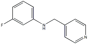 3-fluoro-N-(pyridin-4-ylmethyl)aniline