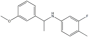 3-fluoro-N-[1-(3-methoxyphenyl)ethyl]-4-methylaniline