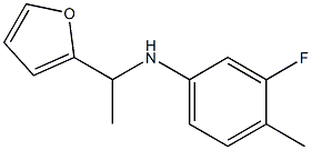 3-fluoro-N-[1-(furan-2-yl)ethyl]-4-methylaniline