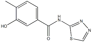 3-hydroxy-4-methyl-N-(1,3,4-thiadiazol-2-yl)benzamide|