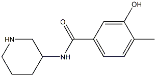 3-hydroxy-4-methyl-N-(piperidin-3-yl)benzamide Structure