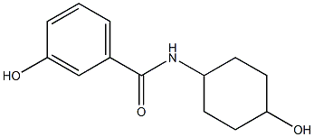3-hydroxy-N-(4-hydroxycyclohexyl)benzamide,,结构式