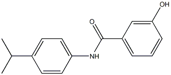 3-hydroxy-N-[4-(propan-2-yl)phenyl]benzamide