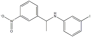 3-iodo-N-[1-(3-nitrophenyl)ethyl]aniline Structure