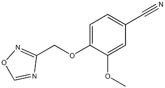  3-methoxy-4-(1,2,4-oxadiazol-3-ylmethoxy)benzonitrile