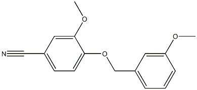 3-methoxy-4-[(3-methoxybenzyl)oxy]benzonitrile