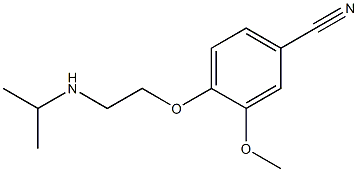 3-methoxy-4-[2-(propan-2-ylamino)ethoxy]benzonitrile