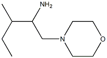 3-methyl-1-(morpholin-4-yl)pentan-2-amine Structure