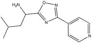 3-methyl-1-[3-(pyridin-4-yl)-1,2,4-oxadiazol-5-yl]butan-1-amine
