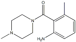 3-methyl-2-[(4-methylpiperazin-1-yl)carbonyl]aniline