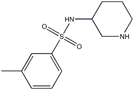 3-methyl-N-(piperidin-3-yl)benzene-1-sulfonamide|