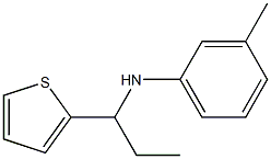 3-methyl-N-[1-(thiophen-2-yl)propyl]aniline