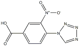 3-nitro-4-(1H-tetrazol-1-yl)benzoic acid Structure