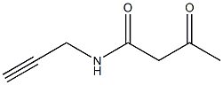 3-oxo-N-(prop-2-yn-1-yl)butanamide Struktur