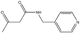 3-oxo-N-(pyridin-4-ylmethyl)butanamide 结构式