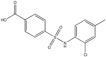 4-[(2-chloro-4-methylphenyl)sulfamoyl]benzoic acid