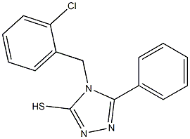 4-[(2-chlorophenyl)methyl]-5-phenyl-4H-1,2,4-triazole-3-thiol