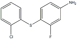 4-[(2-chlorophenyl)sulfanyl]-3-fluoroaniline