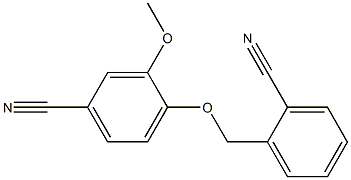 4-[(2-cyanobenzyl)oxy]-3-methoxybenzonitrile