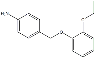 4-[(2-ethoxyphenoxy)methyl]aniline 化学構造式