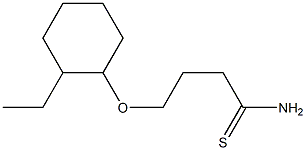 4-[(2-ethylcyclohexyl)oxy]butanethioamide Struktur