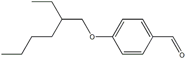 4-[(2-ethylhexyl)oxy]benzaldehyde Structure