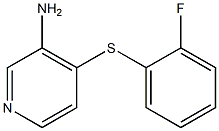 4-[(2-fluorophenyl)sulfanyl]pyridin-3-amine Struktur