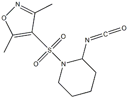 4-[(2-isocyanatopiperidine-1-)sulfonyl]-3,5-dimethyl-1,2-oxazole