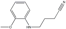 4-[(2-methoxyphenyl)amino]butanenitrile Struktur