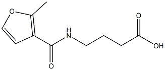 4-[(2-methyl-3-furoyl)amino]butanoic acid Structure