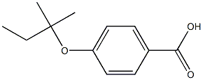 4-[(2-methylbutan-2-yl)oxy]benzoic acid,,结构式