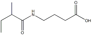 4-[(2-methylbutanoyl)amino]butanoic acid