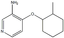 4-[(2-methylcyclohexyl)oxy]pyridin-3-amine 化学構造式