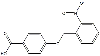 4-[(2-nitrophenyl)methoxy]benzoic acid Structure