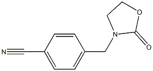 4-[(2-oxo-1,3-oxazolidin-3-yl)methyl]benzonitrile Structure