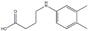 4-[(3,4-dimethylphenyl)amino]butanoic acid Struktur