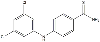 4-[(3,5-dichlorophenyl)amino]benzene-1-carbothioamide Structure